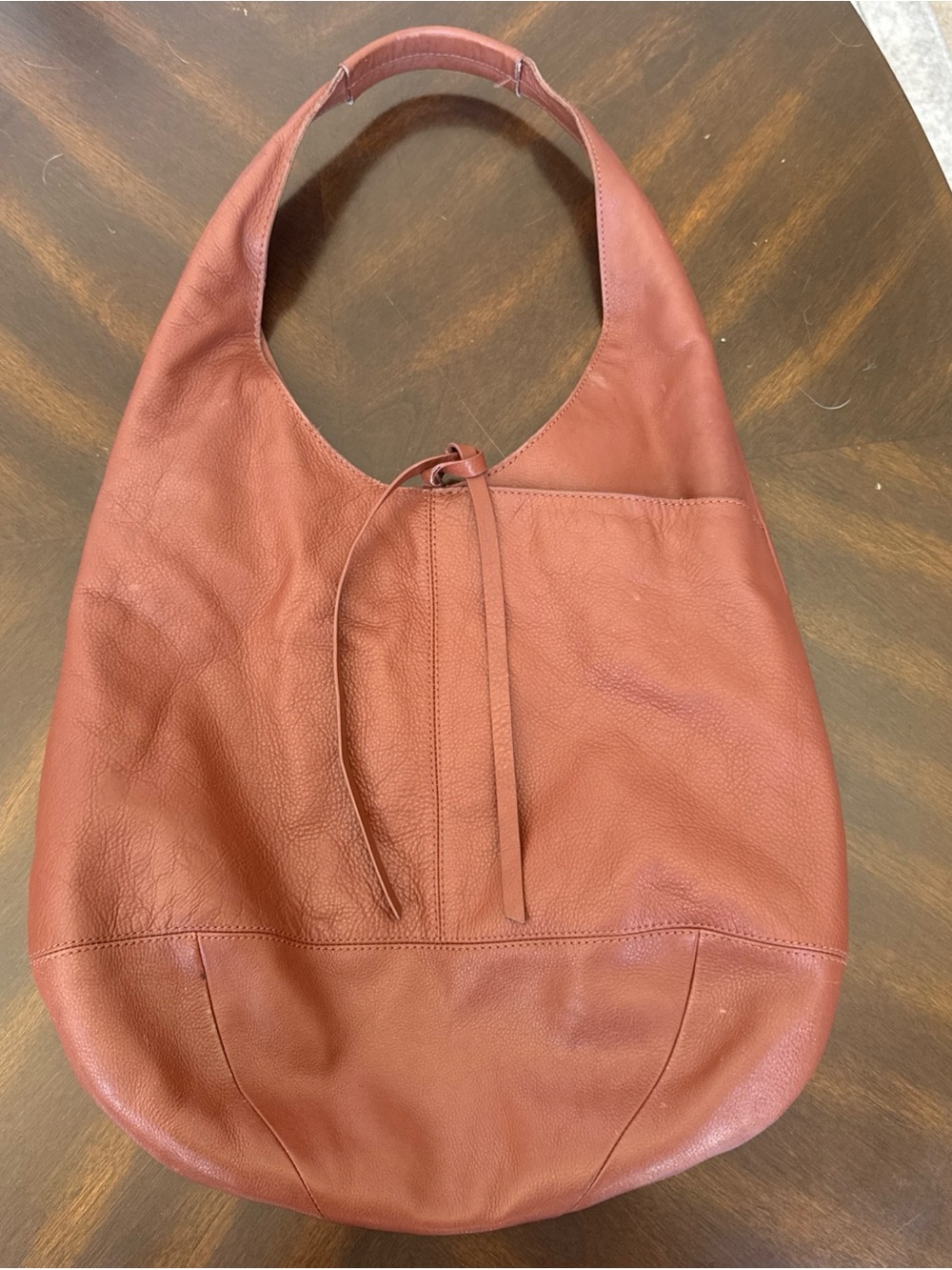 Lucky Brand Women's Leather Hobo Bag Boho - Rustic Brown